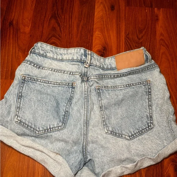 PacSun WomenLight Blue MomJean Shorts - Picture 2 of 4